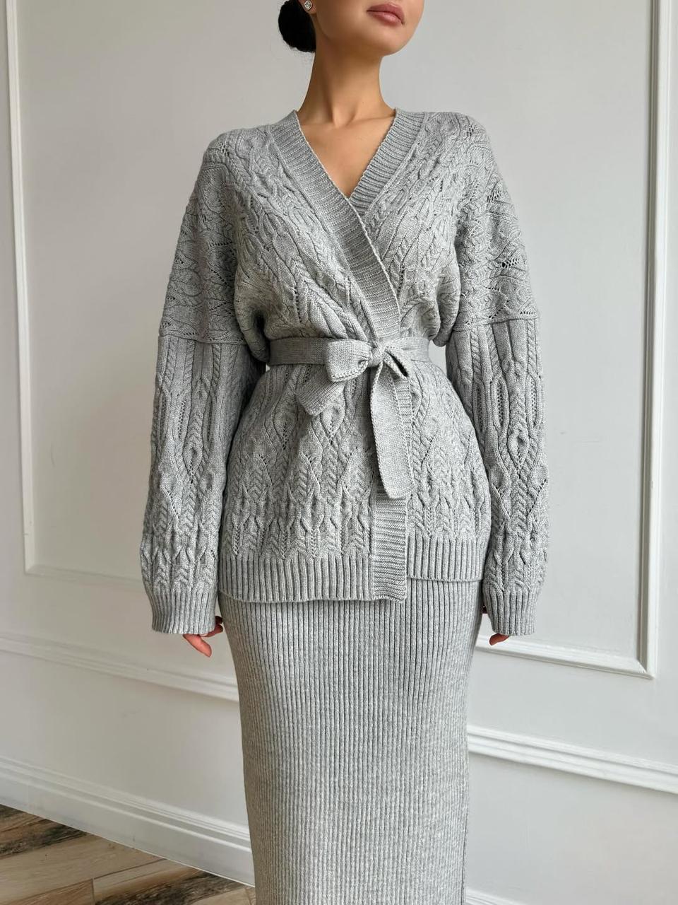 Ensemble jupe en Maille 2