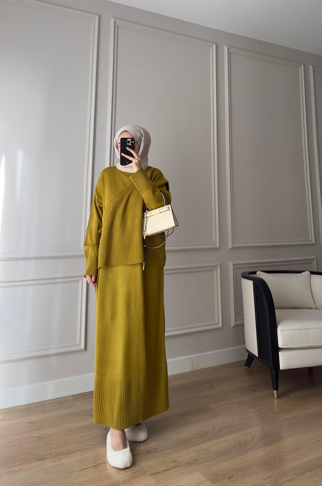 Robe en maille douce