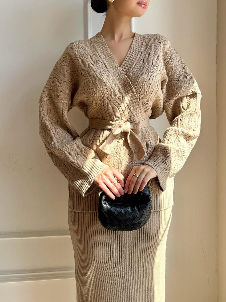 Ensemble jupe en Maille 2