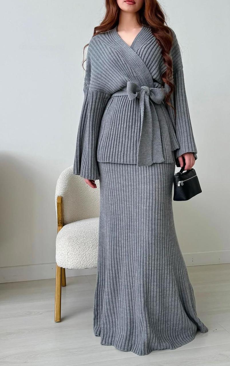 Ensemble jupe en maille