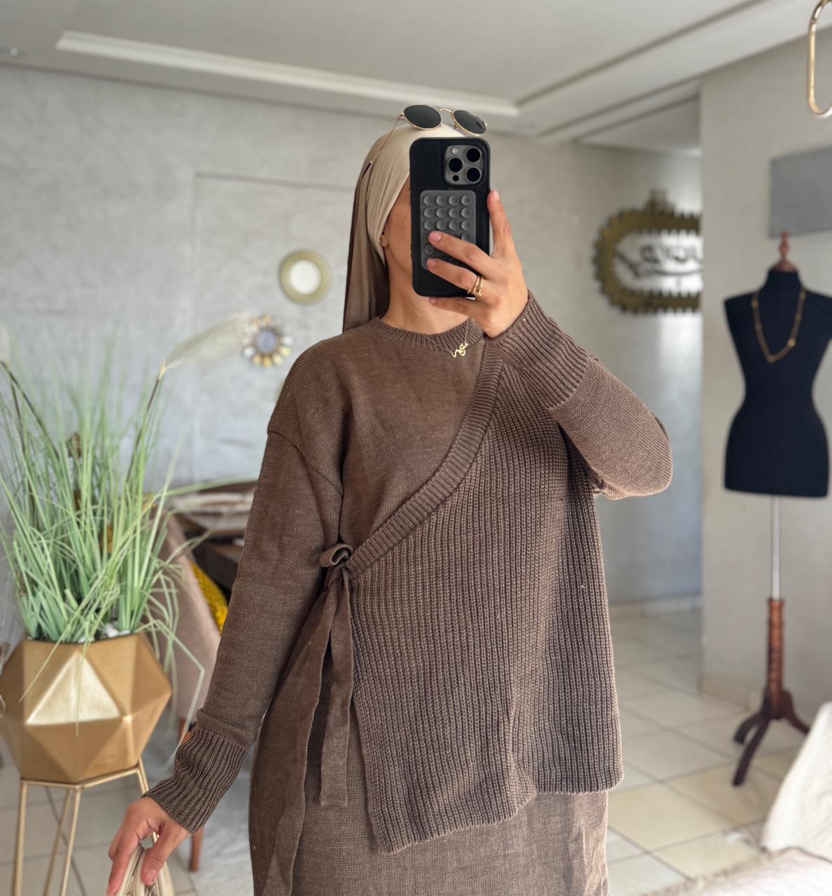 Robe en maille douce